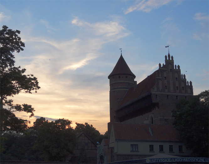 Olcztyn, Burg Allenstein