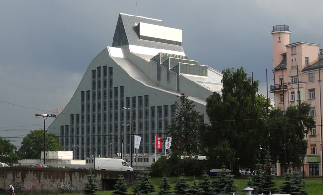 Riga, Nationalbibliothek (im Bau)