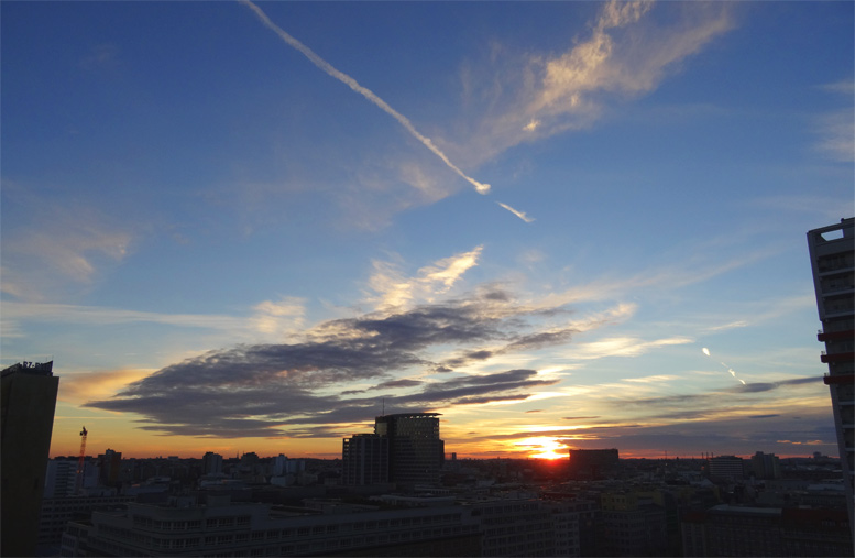 Sunset am 27. Dezember 2013, 15:52 h