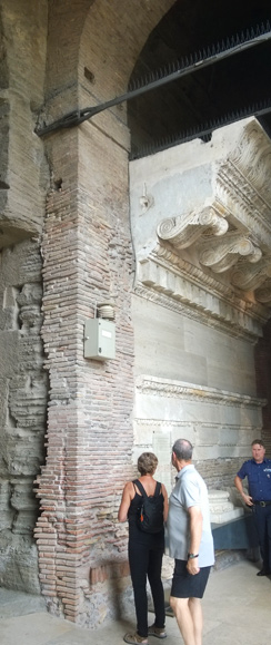 Gewölbe unter dem Rathaus auf dem Capitol