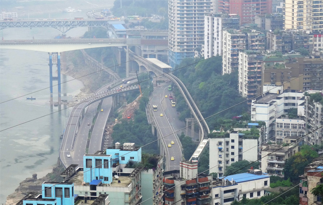 Die Einschienenbahn von Chongqing
