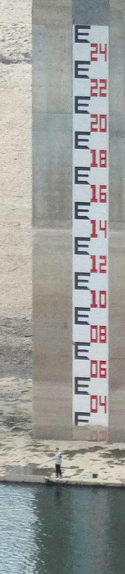 Pegelstand in Chongqing