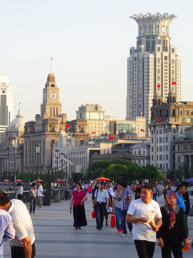 Die Promenade von Shanghai - Der Bund