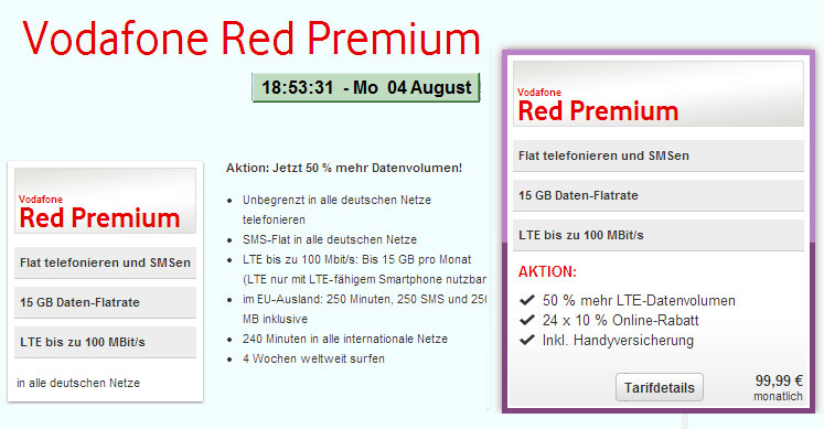 Vodafone Mobile Tarif