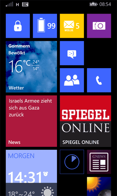 Update auf Windows Mobile 8.1