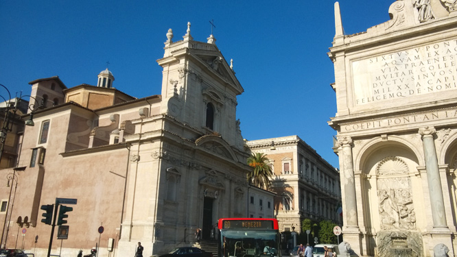 Die Kirche Santa Maria della Vittoria in Rom