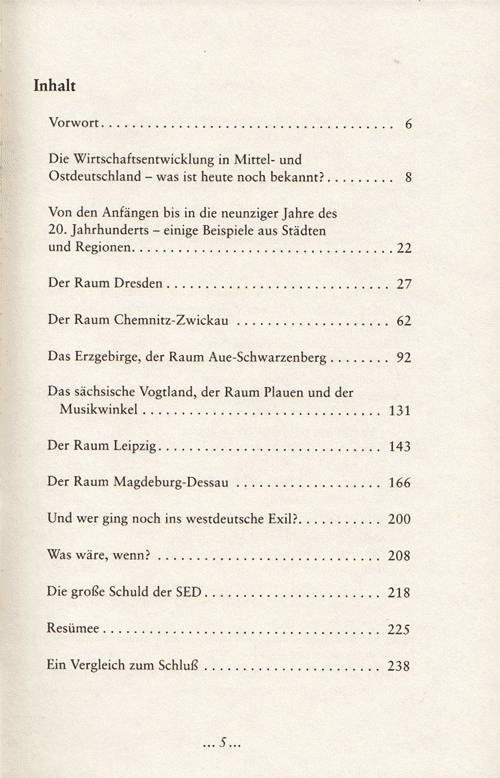 Inhaltsverzeichnis, Hermann Golle, Know How