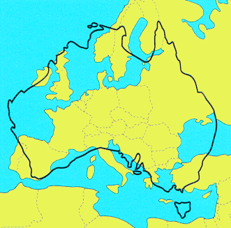 Vergleich Australien - Europa