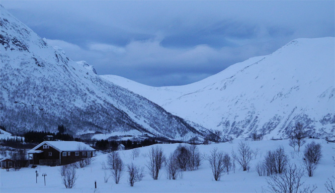 Blaue Stunde in Laukvika 