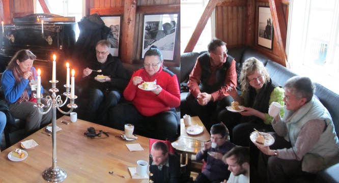 Kaffee und Kuchen in Kabelvag