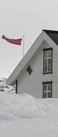 Flagge in Kalle