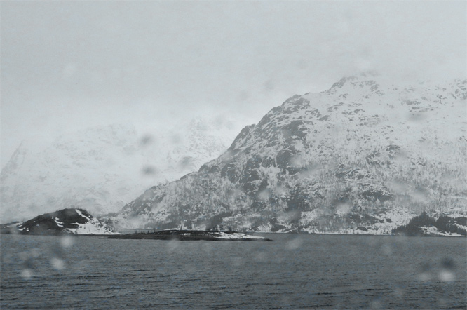 Hier irgendwo zweigt der Trollfjord ab