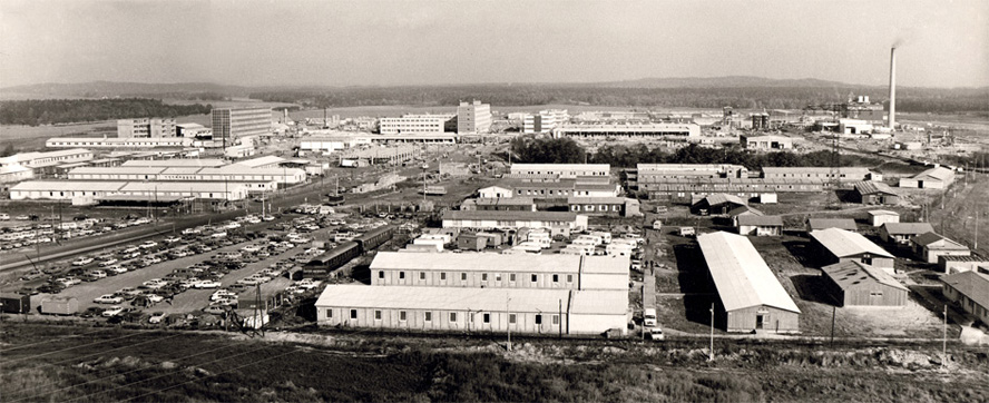 Baustelle SVKE am 04. November 1976