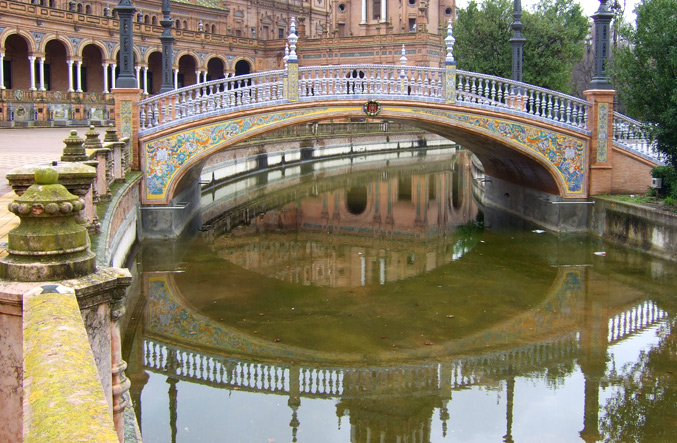 Spanischer Platz in Sevilla