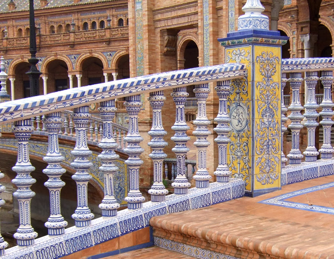 Spanischer Platz in Sevilla