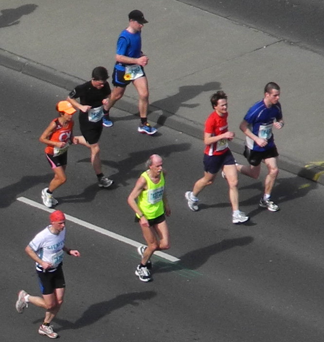 Halbmarathon Berlin, Kilometer 19