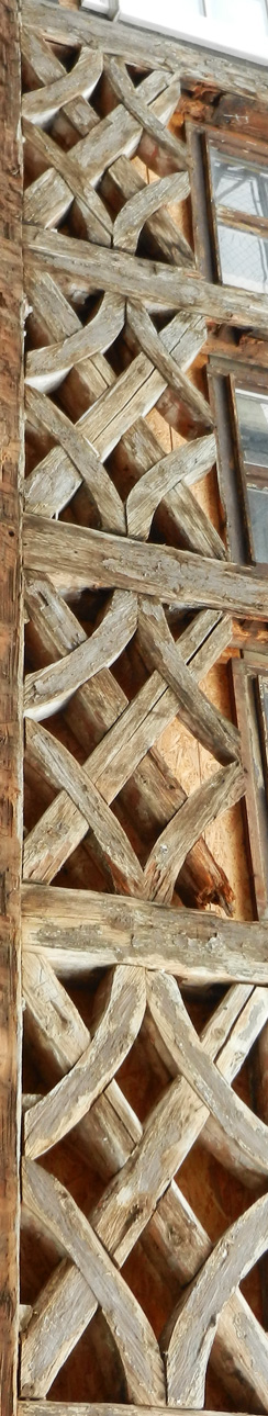 Fachwerk in Wernigerode, nicht ausgefacht