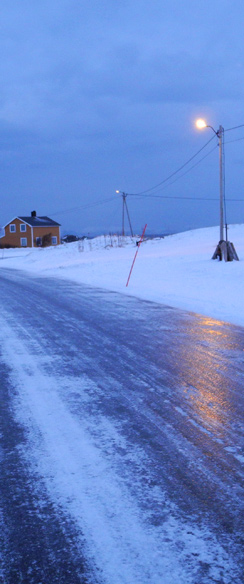 Glatteis in Hov/Lofoten