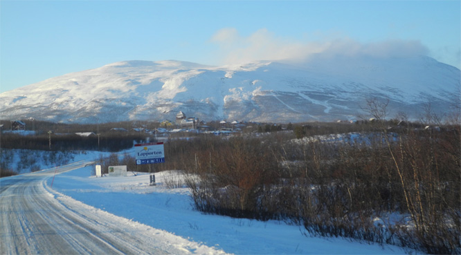 Sicht auf Abisko