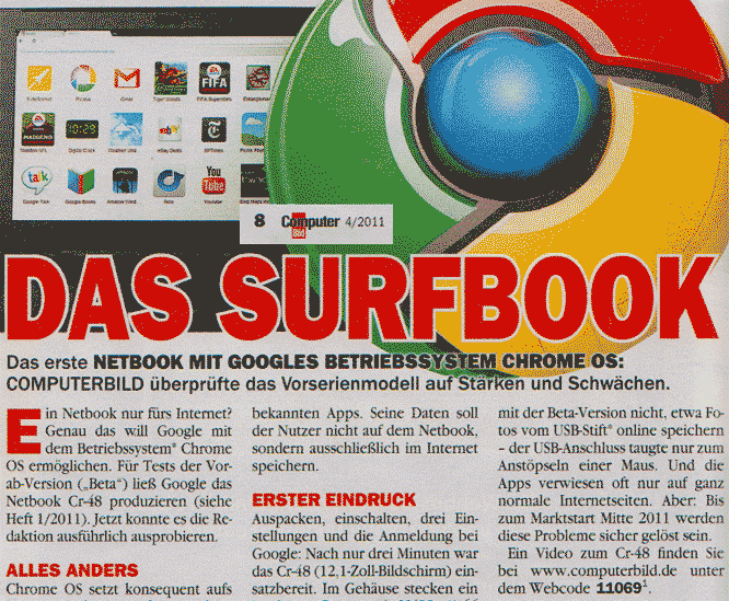 Cr-48 webbasierte PC ist Realität