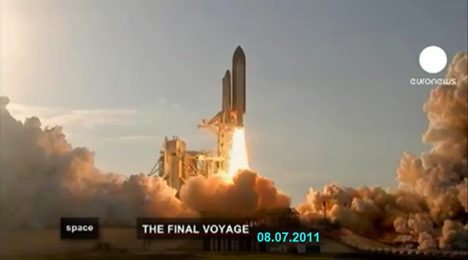 Letzter Start eines Space Shuttle - Atlantis, 08.07.2011