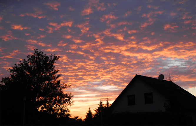 Sunset in Gommern, 16.07.2011, 21:24 h