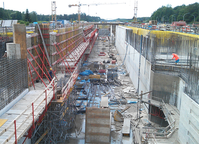 Neubau der Schleuse Wusterwitz