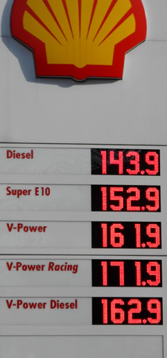 Benzinpreis am 21.03.2011