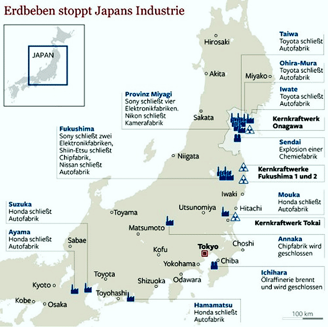 Industrie Japan Erdbeben Atomunfall