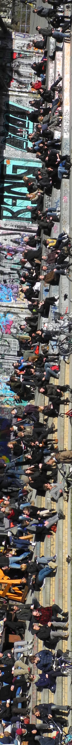 Frühlingssonne im Mauerpark