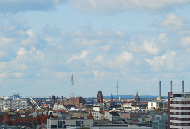 Wannsee, Fernsehturm, Entfernung 20 Km