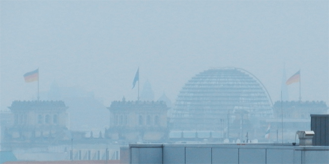 Reichstag im Regen