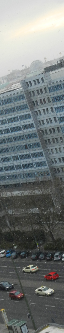 Schneetreiben zu Ostern