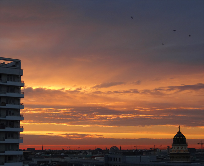 Abendrot am 28. August 2012