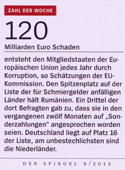 Korruption in der EU