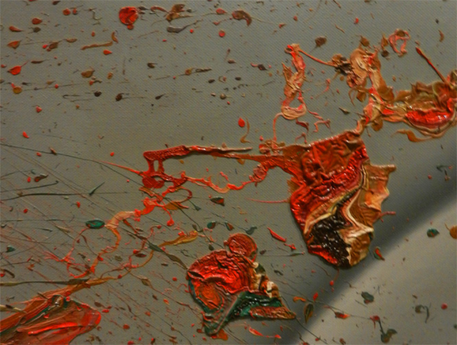 Bild von Gerhard Richter, Ausschnitt - Foto und Bearbeitung: Al