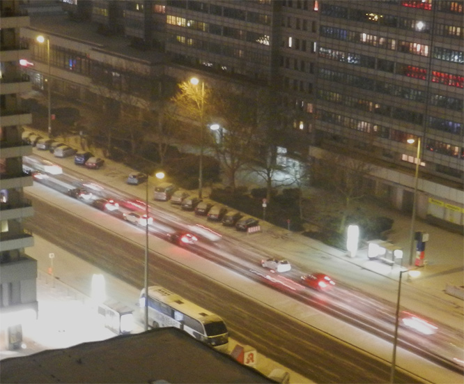 Erster Schnee in Berlin