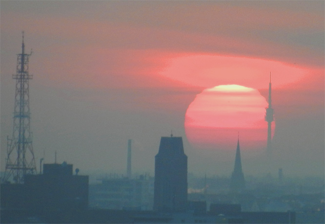 Sunset 30.01.2012, 16:44 h