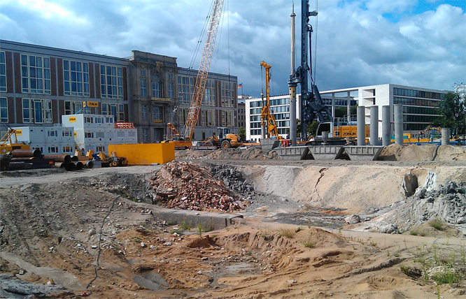 Baustelle Schlossplatz