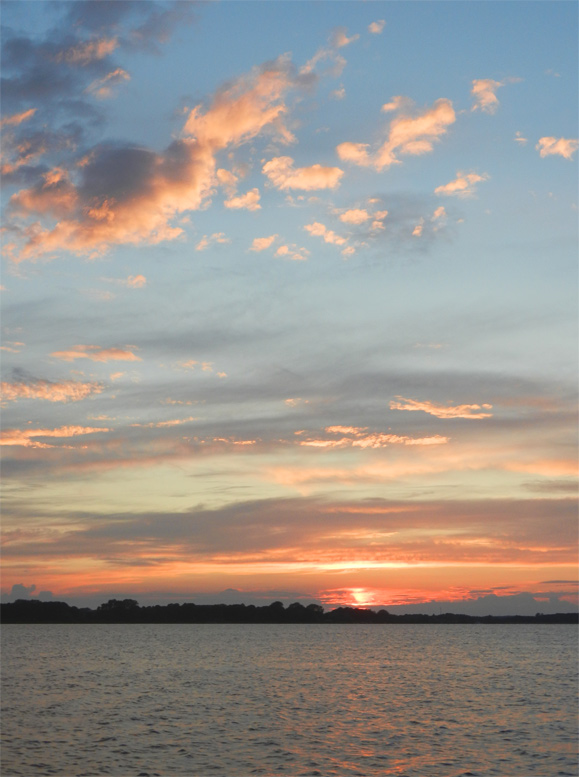 Sunset in Plau am See