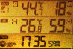 Temperatur am 30.06.2012, 17:35 h,  Berlin