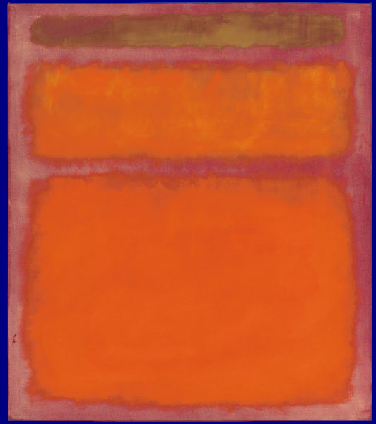 Rothkos Ölmalerei "Orange, Red, Yellow" 