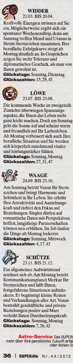 Astrologische Spinnereien