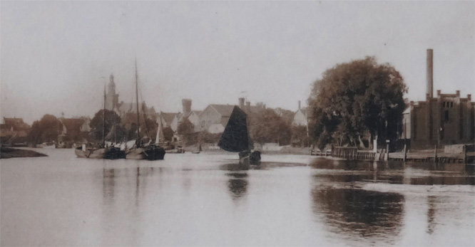 Leer Hafen um 1910