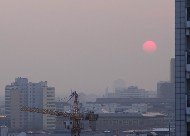 Wintersonne am 22. Februar 2013, 17:17 h 