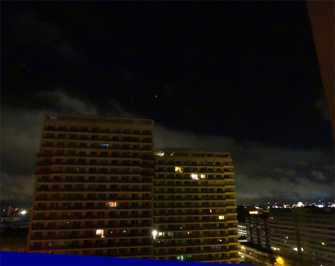 Night Sky, 05.01.2013, Berlin, Richtung Süd