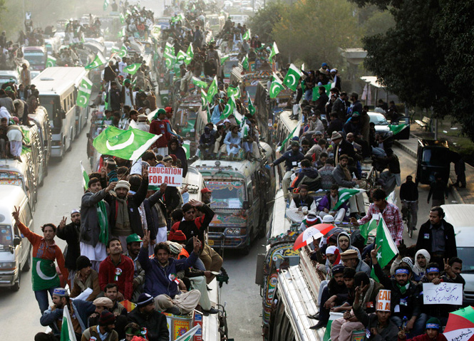 Proteste in Pakistan