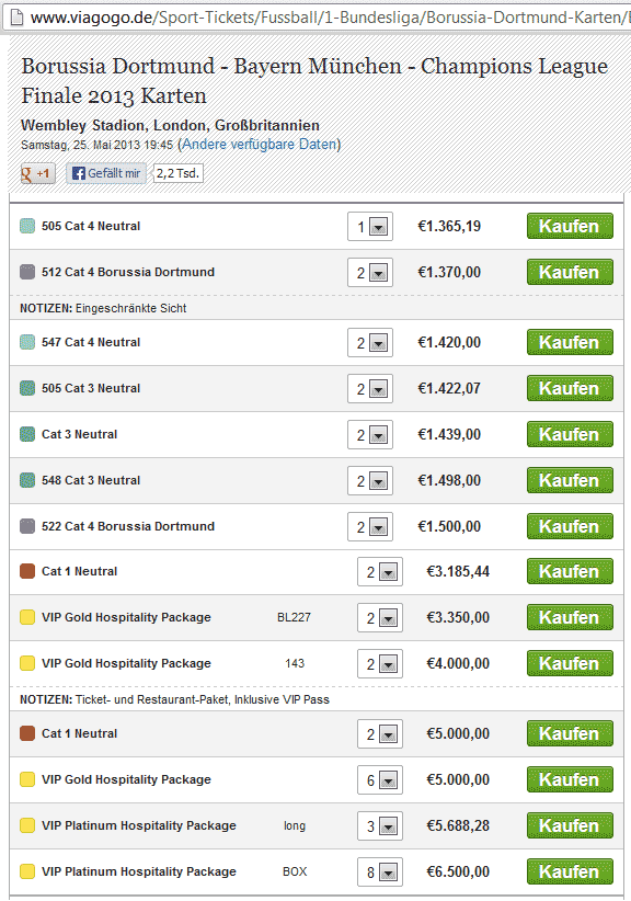 Champions League Wembley Stadion
