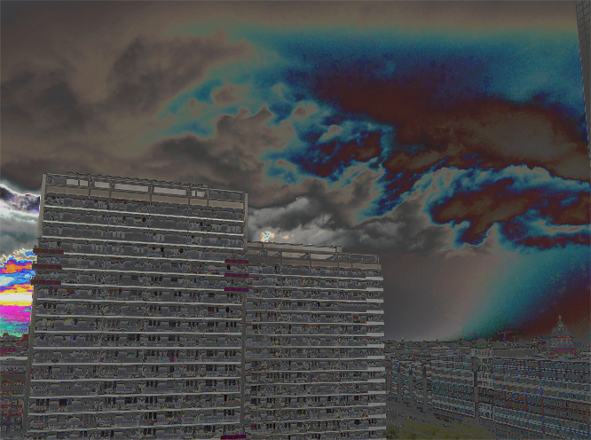 Gewitterstimmung manipuliert