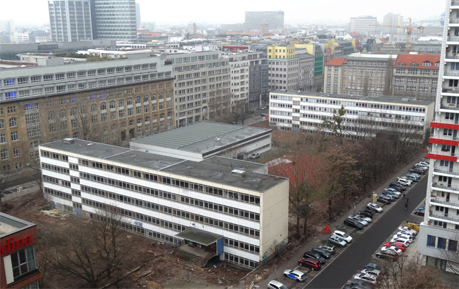 Abriss in der Krausenstrasse, Berlin-Mitte